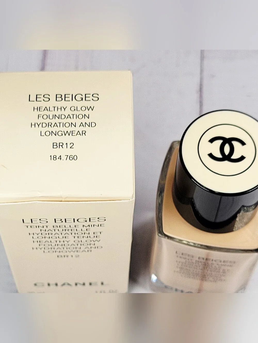 Chanel Les Beiges Healthy Glow Foundation BR12 BNIB